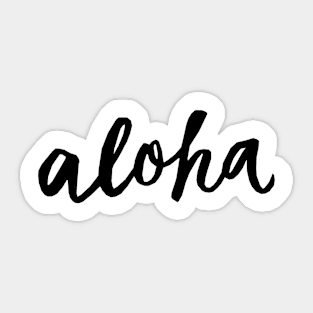 AlohaA Sticker